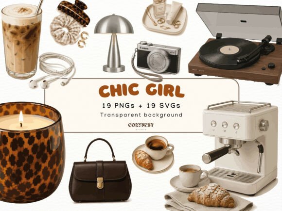 Download Chic Girl Aesthetic Clipart, Luxury PNG - Aesthetic Collection
