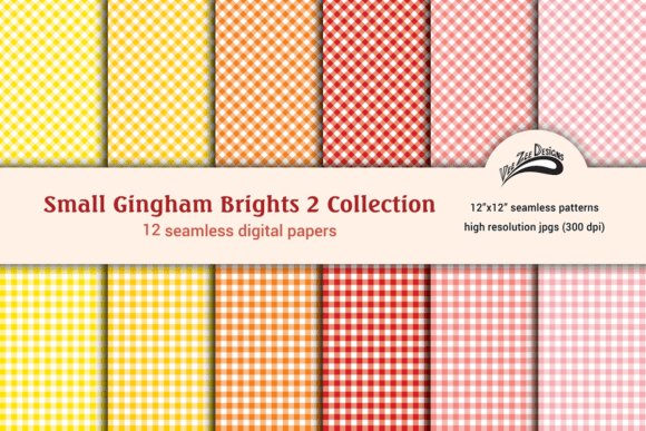 Download Gingham Digital Paper Pattern Bundle - Pattern bundle Collection
