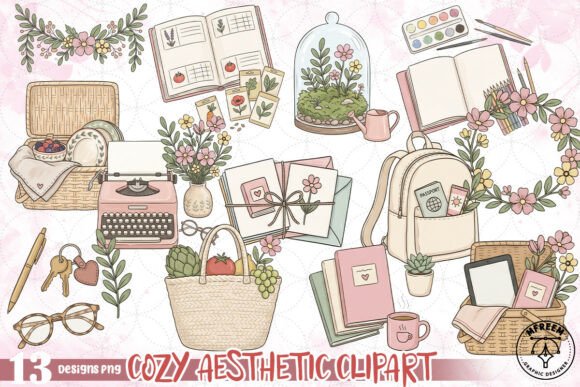 Download Cozy Aesthetic Clipart PNG - Aesthetic Collection